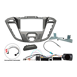 InCarTec FK-9261/4 Ford Transit Custom Euro 6 2012-2018 Double Din Stereo Fitting Kit (WITH DISPLAY/ NO DAB) InCarTec FK-9261/4 Ford Transit Custom Euro 6 2012-2018 Double Din Stereo Fitting Kit (WITH DISPLAY/ NO DAB)