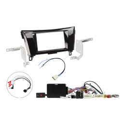 InCarTec FK-943/3 Nissan Qashqai 2014-2017 Double Din Stereo Fitting Kit (Reverse & 360° Camera Retention)