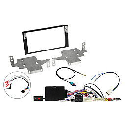 InCarTec FK-972-360 Nissan Juke Tekna 2014-2019 Double Din Fitting Kit (SWC / USB / 360 Camera Retention)