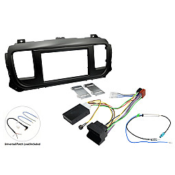 InCarTec FK-976-PDC Toyota Proace, Proace Verso 2016> Double DIN Car Radio Fitting Kit (STANDARD WITH PDC) InCarTec FK-976-PDC Toyota Proace, Proace Verso 2016> Double DIN Car Radio Fitting Kit (STANDARD WITH PDC)