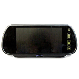 InCarTec M-738 Clip Over 7" Rear View Mirror Monitor 