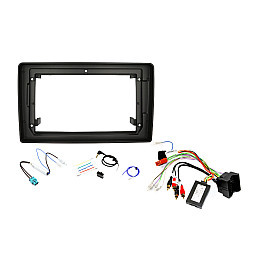 Audi A4 (2005-2008) 9" Perfect Fit Stereo Fitting Kit With Steering Control & Amplifier Retention