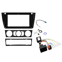 BMW 3 Series E90,E91,E92,E93 - 9" Non iDrive Perfect Fit Kit With Steering Control Retention BMW 3 Series E90,E91,E92,E93 - 9" Non iDrive Perfect Fit Kit With Steering Control Retention
