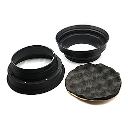 InCarTec SBFK-165 Silicone Speaker Baffle Weather Proofing Ring Kit for 165mm Speakers InCarTec SBFK-165 Silicone Speaker Baffle Weather Proofing Ring Kit for 165mm Speakers