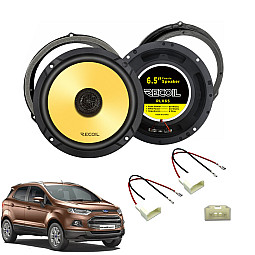 InCarTec SFK-FOR2-RCX65 Ford EcoSport 2013-2019 (6.5") Front or Rear Door Car Coaxial Speaker Upgrade Fitting Kit