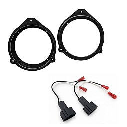 InCarTec SFKU-AUD01-165 Audi A3, A4 165mm (6.5") Speaker Upgrade Fitting Kit