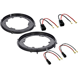 InCarTec SFKU-TSL03-165 Tesla (PREMIUM SOUND) 165mm Front Door Speaker Upgrade Fitting Kit