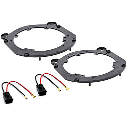 InCarTec SFKU-TSL04-165 Tesla Rear Door Speaker Upgrade Fitting Kit