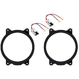 InCarTec SFKU-VOL04-165 Volvo, Front or Rear Door 165mm (6.5") Speaker Upgrade Fitting Kit