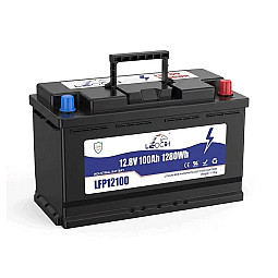 LEOCH LFP12100 - 12.8V 100Ah Lithium Iron Phosphate 5000 Cycles, BMS / BT Battery