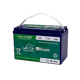 LEOCH LFP12100-L5 - 12.8V 100Ah Iron Phosphate Lithium With BMS / BT & Heater Battery