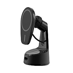 Scosche MPQ6WD-SP Magnetic Window/Dash Mount Holder 15W Wireless Fast Car Charger Phone Stand Scosche MPQ6WD-SP Magnetic Window/Dash Mount Holder 15W Wireless Fast Car Charger Phone Stand