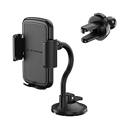 Scosche SUHVWDL2 Flex-Neck 4-in-1 Universal Phone Mount For Car Windshield, Dashboard, Console or Vent