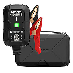 NOCO GENIUS1 Smart Trickle Battery Charger With EVA Protective Case NOCO GENIUS1 Smart Trickle Battery Charger With EVA Protective Case