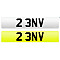 23 NV Private Number Plate