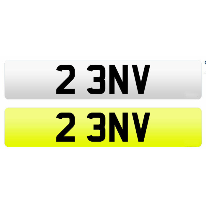 23 NV Private Number Plate
