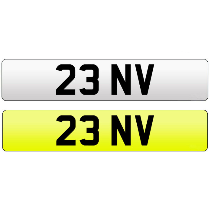 23 NV Private Number Plate