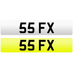 55 FX Private Number Plate For Sale 55 FX Private Number Plate For Sale