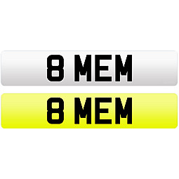 8 MEM Private Number Plate For Sale 8 MEM Private Number Plate For Sale