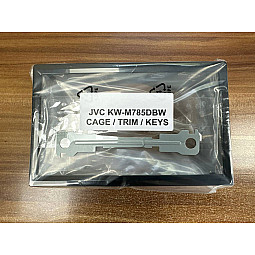 JVC KW-M785DBW Car Stereo Double Din Metal Cage / Trim / Keys