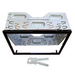 JVC KW-M785DBW Double Din Metal Cage / Trim / Keys JVC KW-M785DBW Double Din Metal Cage / Trim / Keys