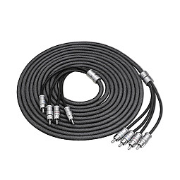 Recoil XI417 Echo Max 17ft 4 Channel RCA Cable, Oxygen Free Copper, Brass Connectors Recoil XI417 Echo Max 17ft 4 Channel RCA Cable, Oxygen Free Copper, Brass Connectors
