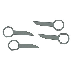 CT22AU01 Audi A2, A3, A4, A6, A8, TT Radio Removal Keys (2 Sets) CT22AU01 Audi A2, A3, A4, A6, A8, TT Radio Removal Keys (2 Sets)