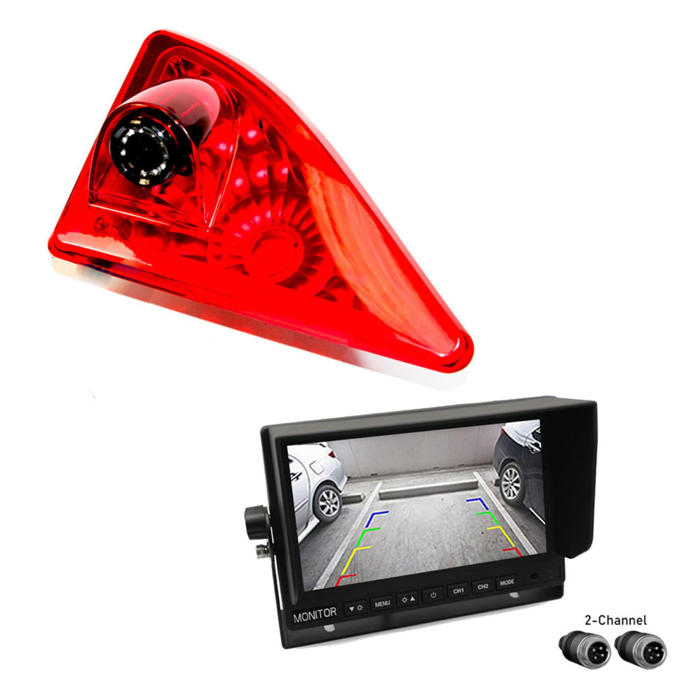 InCarTec Vauxhall Movano Brake Light Reverse Camera NTSC ...