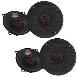 Renault Clio 2 1998 - 2005 13cm 5-1/4" Front Door, Rear Panel Speaker Upgrade Kit  Renault Clio 2 1998 - 2005 13cm 5-1/4" Front Door, Rear Panel Speaker Upgrade Kit