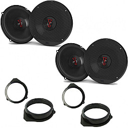 Audi A4 Avant 2001-2004 JBL 6.5" Front Door & Rear Door Speaker Upgrade Kit Audi A4 Avant 2001-2004 JBL 6.5" Front Door & Rear Door Speaker Upgrade Kit
