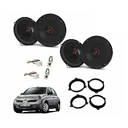 Nissan Micra 2003-2010 JBL 6.5" Front and Rear Door Speaker Upgrade Kit Nissan Micra 2003-2010 JBL 6.5" Front and Rear Door Speaker Upgrade Kit