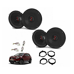 Nissan Qashqai 2007-2012 JBL 6.5" Front and Rear Door Speaker Upgrade Kit