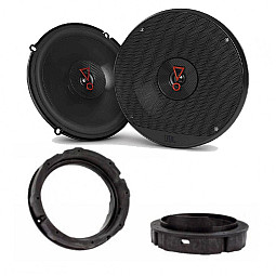 Skoda Octavia 2004-2013 JBL 6.5" Front Door Coaxial Speaker Upgrade Kit Skoda Octavia 2004-2013 JBL 6.5" Front Door Coaxial Speaker Upgrade Kit