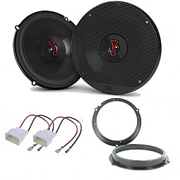 Ford Fiesta 2008-2017 JBL 6.5" Front Or Rear Door, Rear Side Shelf Coaxial Speaker Upgrade Kit