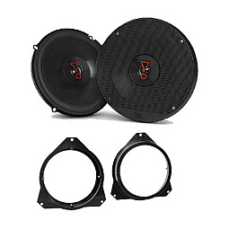 Citroen Berlingo 2008-2018 JBL 6.5" Front Door Coaxial Speaker Upgrade Kit Citroen Berlingo 2008-2018 JBL 6.5" Front Door Coaxial Speaker Upgrade Kit