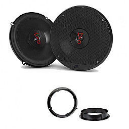 Volkswagen Polo 2001-2016 JBL 6.5" Front Door Coaxial Speaker Upgrade Kit