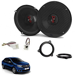Dacia Logan 2012-2016 JBL 6.5" Front or Rear Door Coaxial Speaker Upgrade Kit Dacia Logan 2012-2016 JBL 6.5" Front or Rear Door Coaxial Speaker Upgrade Kit