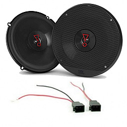 VW Polo 6N2 1999 - 2003 JBL 6.5" Front Door Coaxial Speaker Upgrade Kit