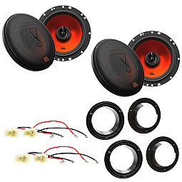 Suzuki Swift 2011 - 2017 JBL 6.5" 2 Way Coaxial Car Front and Rear Door Speaker Upgrade Pack