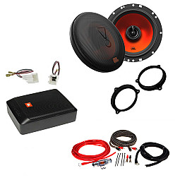 Vauxhall Vivaro 2015> JBL 6.5"  Front Door Car Speaker Under Seat Subwoofer Upgrade Pack