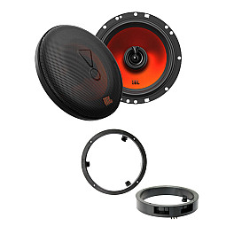 Mitsubishi Lancer, Outlander, Mirage JBL 6.5" 2 Way Coaxial Front Door Car Speaker Upgrade Pack