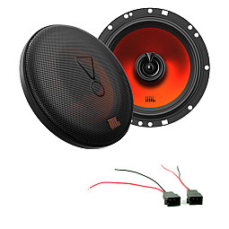 VW Polo 6N2 1999 - 2003 JBL 6.5" 2-Way Coaxial Car Front Door Speaker Upgrade Pack