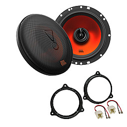 Connects2 6.5" Front Door Speaker Adaptors For Nissan Almera & Juke + Wiring Loom