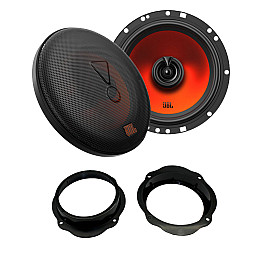 Ford Focus MKII 2004 - 2011 JBL 6.5" 2 Way Coaxial Car Front Door Speaker Upgrade Pack