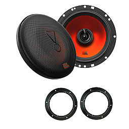 VW Caddy, Transporter JBL 6.5" 2 Way Coaxial Car Front Door Speaker Upgrade Pack