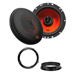 Volkswagen Polo 2003 - 2008 JBL 6.5" 2 Way Coaxial Car Front Door Speaker Upgrade Pack