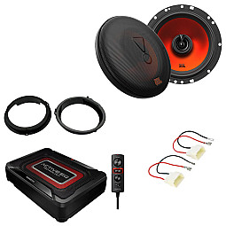 Ford Transit 4TH GEN 2013 - 2020 JBL 6.5" Coaxial Car Front Door Speakers Under Seat Subwoofer Upgrade Pack
