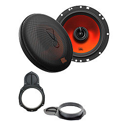 VW Passat 2005 - 2015 JBL 6.5" 2 Way Coaxial Car Front Door Speaker Upgrade Pack