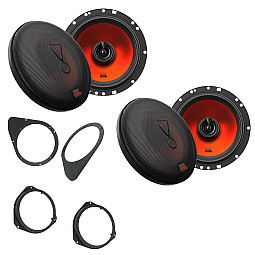 Fiat 500 2007 - 2015 JBL 6.5" 2 Way Coaxial Car Front Door and Rear Side Panel Speaker Upgrade Pack Fiat 500 2007 - 2015 JBL 6.5" 2 Way Coaxial Car Front Door and Rear Side Panel Speaker Upgrade Pack