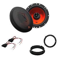 VW UP 2011 - 2014 JBL 6.5" 2 Way Coaxial Car Front Door Speaker Rings Wiring Upgrade Pack VW UP 2011 - 2014 JBL 6.5" 2 Way Coaxial Car Front Door Speaker Rings Wiring Upgrade Pack